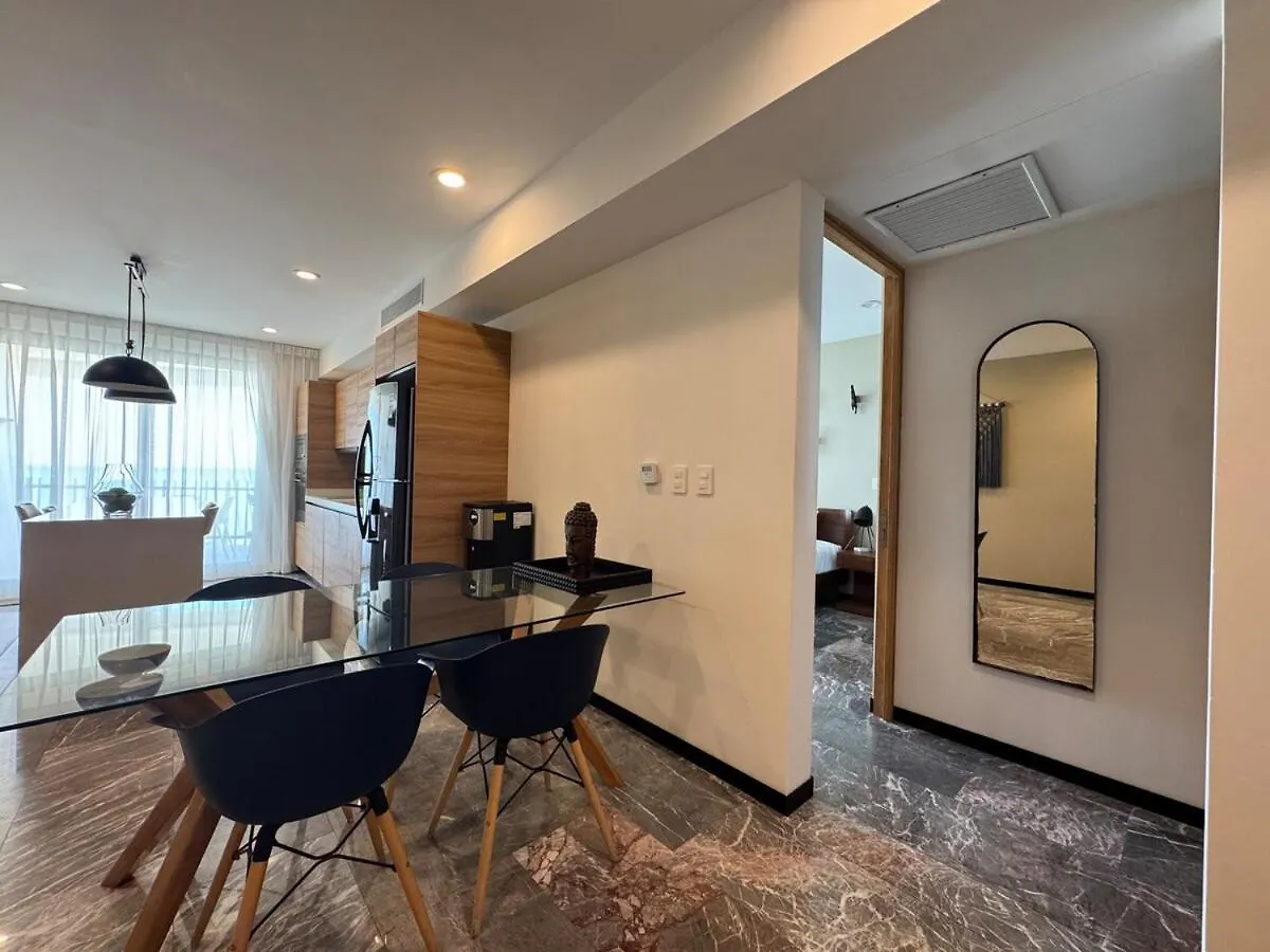 Apartament 2 Bedrooms Ocean View, Private Plunge Pool, Gym Playa del Carmen Meksyk